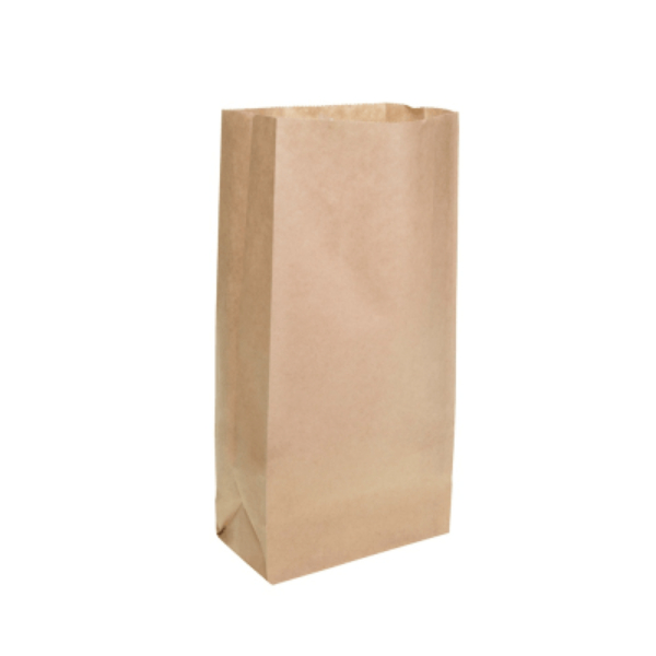 HEAVY DUTY PAPER BAG NO1 BLOCK BOTTOM W125 X H270 X D70MM BROWN PACK 500 SINGLES