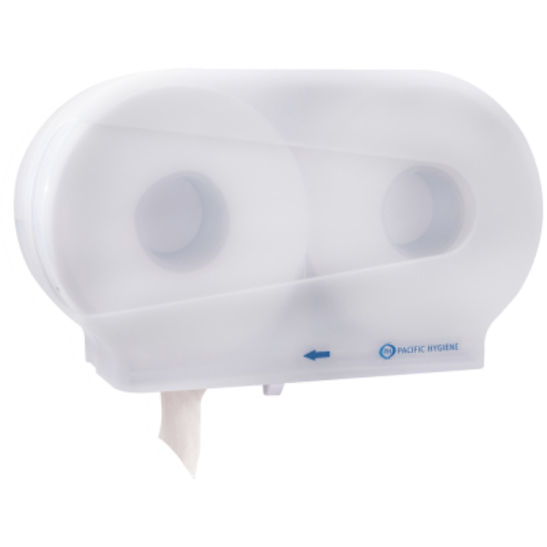 PACIFIC TOILET TISSUE DISPENSER D33W JUMBO DOUBLE WHITE FREE ON LOAN