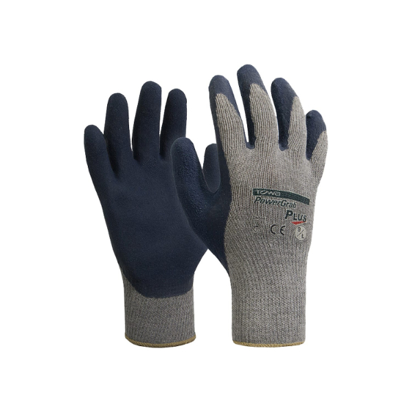 SAFETY GLOVES ESKO TOWA POWERGRAB PLUS LATEX DIP SIZE 7SMALL PAIR GREY