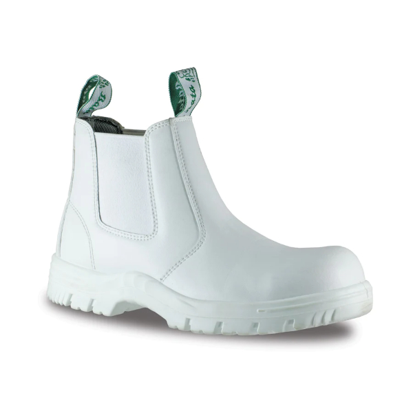 HERCULES WHITE SAFETY BOOTS SIZE 4