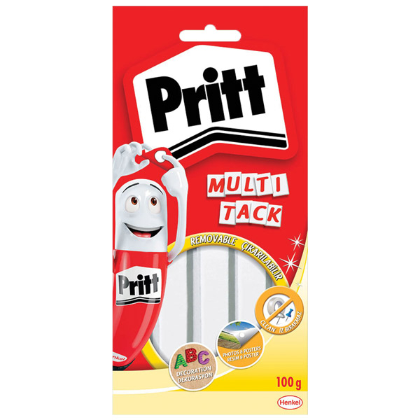 PRITT MULTI TACK ADHESIVE WHITE 100G