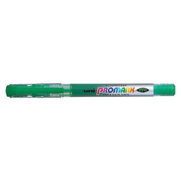UNI USP105 PROMARK HIGHLIGHTER 4MM CHISEL TIP GREEN