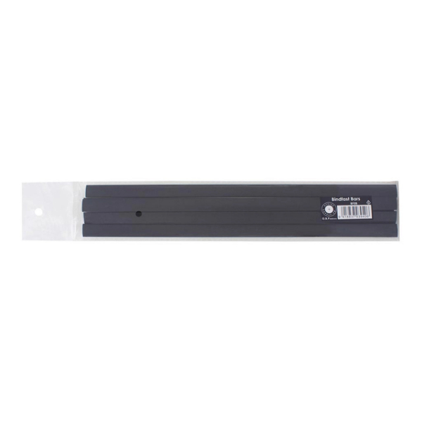 GBP BINDFAST FOLDER BAR 5MM BLACK PACK 5