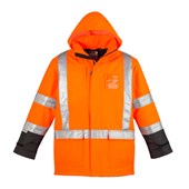 JACKET WET WEATHER DAYNIGH TTMCW HIGHVIS HOODED ORANGE 5XL