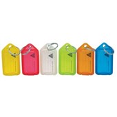 KEVRON KEY RING KLICKTAG ASSORTED COLOURS ID5 EACH