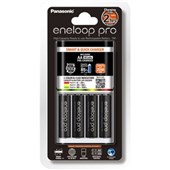 PANASONIC ENELOOP 2 HOUR QUICK CHARGER  4AA ENELOOP PRO BATTERIES