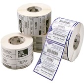 ZEBRA LABEL PRINTED THERMAL PERMANENT 80X25 ROLL OF 2000 1 ACROSS