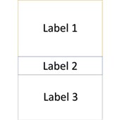 STICKY BUSINESS CUSTOM A4 LABELS 3 PER SHEET PKT 100