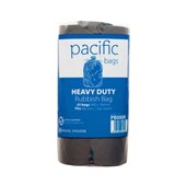 PACIFIC RUBBISH BAGS BLACK 960 X 760MM 80L 33 MICRON ROLL25