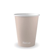 HOT CUP BIOPAK AQUEOUS SINGLE WALL 390ML 12OZ 50SLV