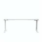BURO ALTRI HEIGHT ADJUSTABLE WHITE SINGLE FRAME FOR 1500  1800 DESK TOPS