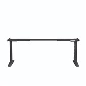 BURO ALTRI HEIGHT ADJUSTABLE BLACK SINGLE FRAME FOR 1500  1800 DESK TOPS
