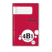 HARD COVER NOTEBOOK 2WRITE 4B1 7MM RULED 64 LEAF