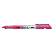 UNI USP105 PROMARK HIGHLIGHTER 4MM CHISEL TIP PINK