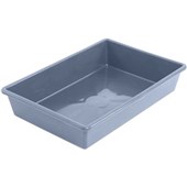 TAURUS TOTE TRAY SMALL L397 X W270 X D75MM GREY