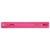 RULER TAURUS FLEXION PLASTIC 300MM PINK