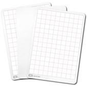 QUARTET FLEXI WHITEBOARD DOUBLE SIDED 1 SIDE PLAIN AND 1 SIDE 20MM RULED A4
