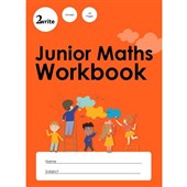 2WRITE EXERCISE BOOK JUNIOR MATHS WORKBOOK UNRULED 32 LEAF