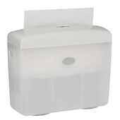 PACIFIC HYGIENE TABLE TOP HAND TOWEL DISPENSER WHITE