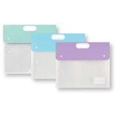 MARBIG A3 EXPANDING ART PORTFOLIO ASSORTED COLOURS