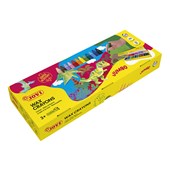 JOVI WAX CRAYONS ASSORTED COLOURS BOX 300