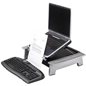 FELLOWES OFFICE SUITES MONITOR RISER STANDARD PLUS BLACKSILVER