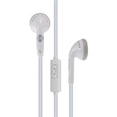 MOKI STEREO EARPHONES WITH INLINE MIC WHITE