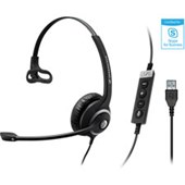 SENNHEISER SC230 HEADSET WIRED MONAURAL USB CTRL II MS NOISECANCELING BLACK