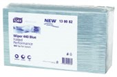 TORK CLEANING CLOTH HEAVY DUTY 440 BLUE 3PLY 320 X 380MM PKT100