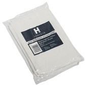 HARVEYS RUBBISH BAG 20MU W255 X H245 X D610MM WHITE PACK 50