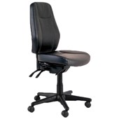 BURO AURA ERGO TASK CHAIR HIGH BACK 3LEVER DILLON PU BLACK