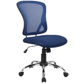 BRENTON OFFICE CHAIR MIDBACK 1 LEVER MESH BLUE