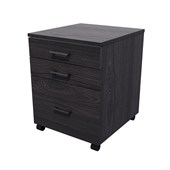 ZEALAND MOBILE 2 DRAWER 1 FILE W465 X D500 X H600MM FIORDLAND ELM