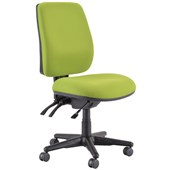 BURO ROMA OFFICE CHAIR HIGHBACK 3LEVER GREEN