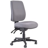 BURO ROMA OFFICE CHAIR HIGHBACK 3LEVER CHARCOAL