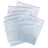 MINIGRIP PLASTIC BAG RESEALABLE 50MU W330 X L330MM CLEAR PACK 100