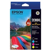 EPSON 220XL INK CARTRIDGE HIGH YIELD VALUE PACK 4