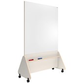 BOYD DESIGNER SERIES WHITEBOARD SUMMIT MOBILE DOUBLE SIDED 1860 X 1200MM WHITE