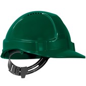 ESKO TUFFNUT HARD HAT VENTED SHORT PEAK 6POINT PINLOCK HARNESS GREEN