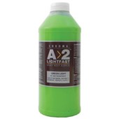 CHROMA A2 ACRYLIC PAINT LIGHTFAST HEAVYBODY LIGHT GREEN 1 LITRE