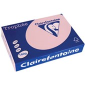TROPHEE COLOURED PAPER A4 160GSM PASTEL PINK PACK 250