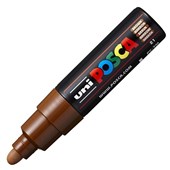 POSCA PC7M PAINT MARKER BULLET BOLD 55MM BROWN