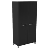 KNIGHT CUBIT CUPBOARD 2 DOOR W900 X D450 X H1800MM BLACK