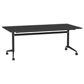 KNIGHT TEAM FLIP TABLE W1800 X D900 X H720MM BLACK FRAME BLACK TOP