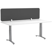 BOYD ACOUSTIC DESK SCREEN L1800 X H400MM DARK GREY
