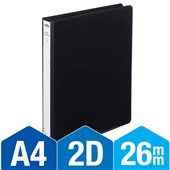 ICON INSERT BINDER A4 26MM 2D BLACK