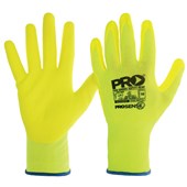 PROCHOICE ASSASSIN NITRILE GRIP GLOVE SIZE 8 FLUORO YELLOW