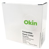 OKIN COMPATIBLE DYMO LW LABELS W54MM X L25MM ROLL 500
