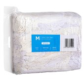 MPH TSHIRT RAGS WHITE 10KG