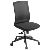 EDEN COACH MESH CHAIR NYLON BASE BLACK